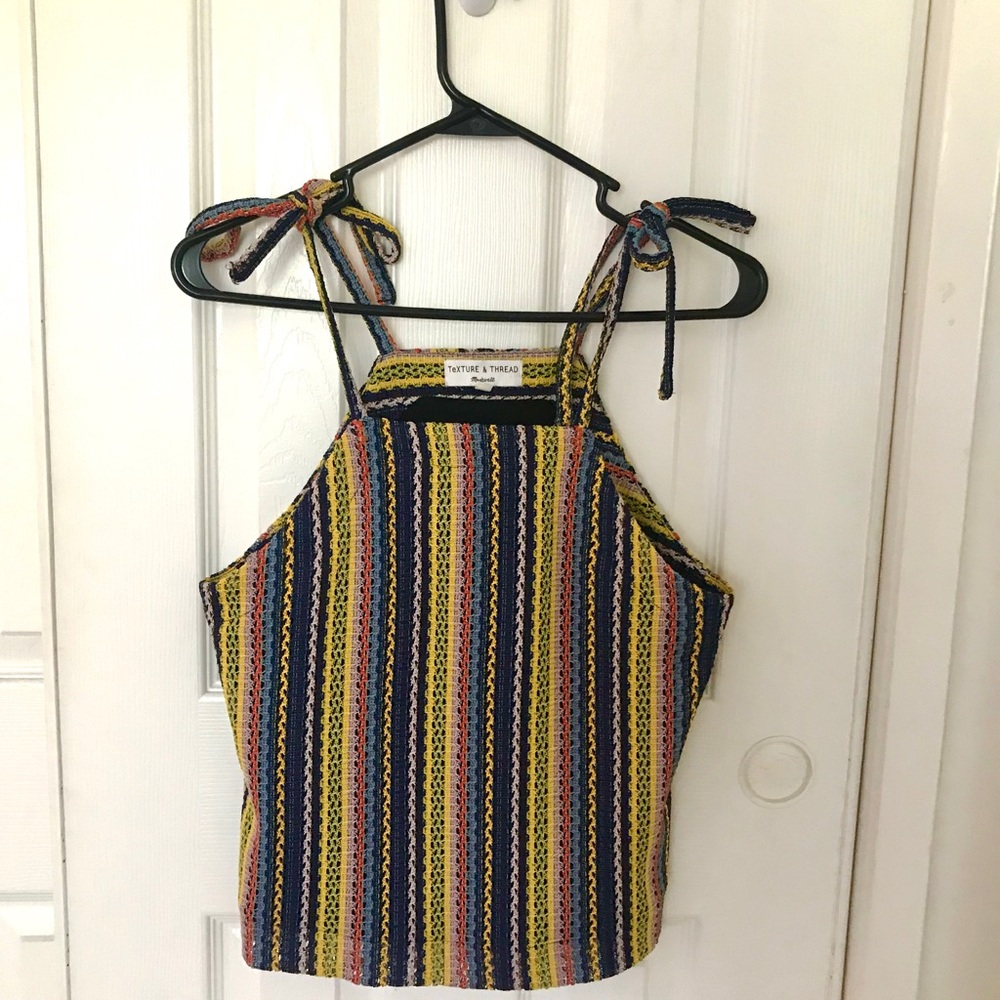 Madewell Texture & Thread Rainbow Top